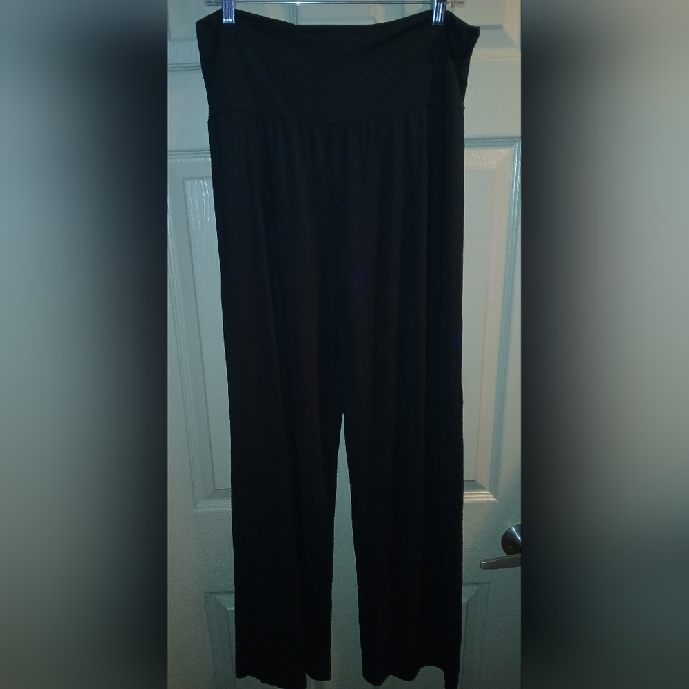 Women's Large Calvin Klein Relaxed Fit Loose Baggy Leggings Flowing Yoga Pants